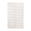 bird's eye view of a block printed tablecloth