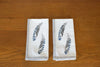 Block Printed Cotton Jay Feather Napkins