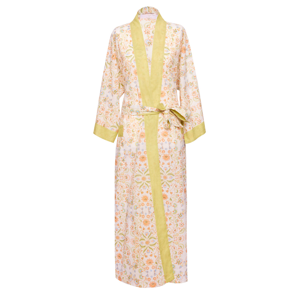 Cotton Kimono Cowdray Collaboration green front 