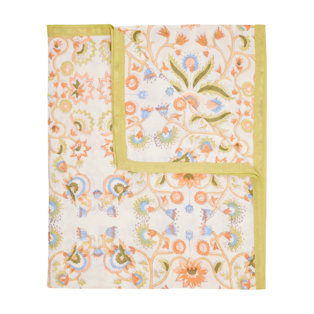 Cowdray print baby dohar green